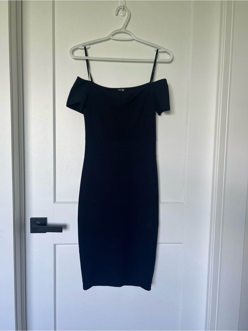 TFNC Navy Off Shoulder Dress